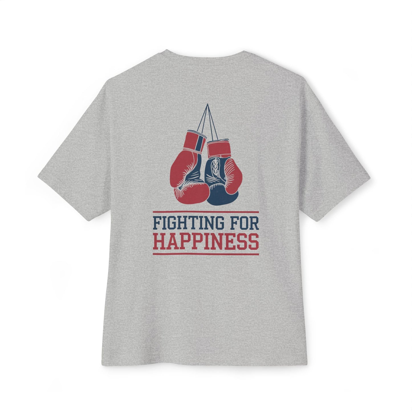 Fighting For Happiness Boxing Gloves Unisex Tee