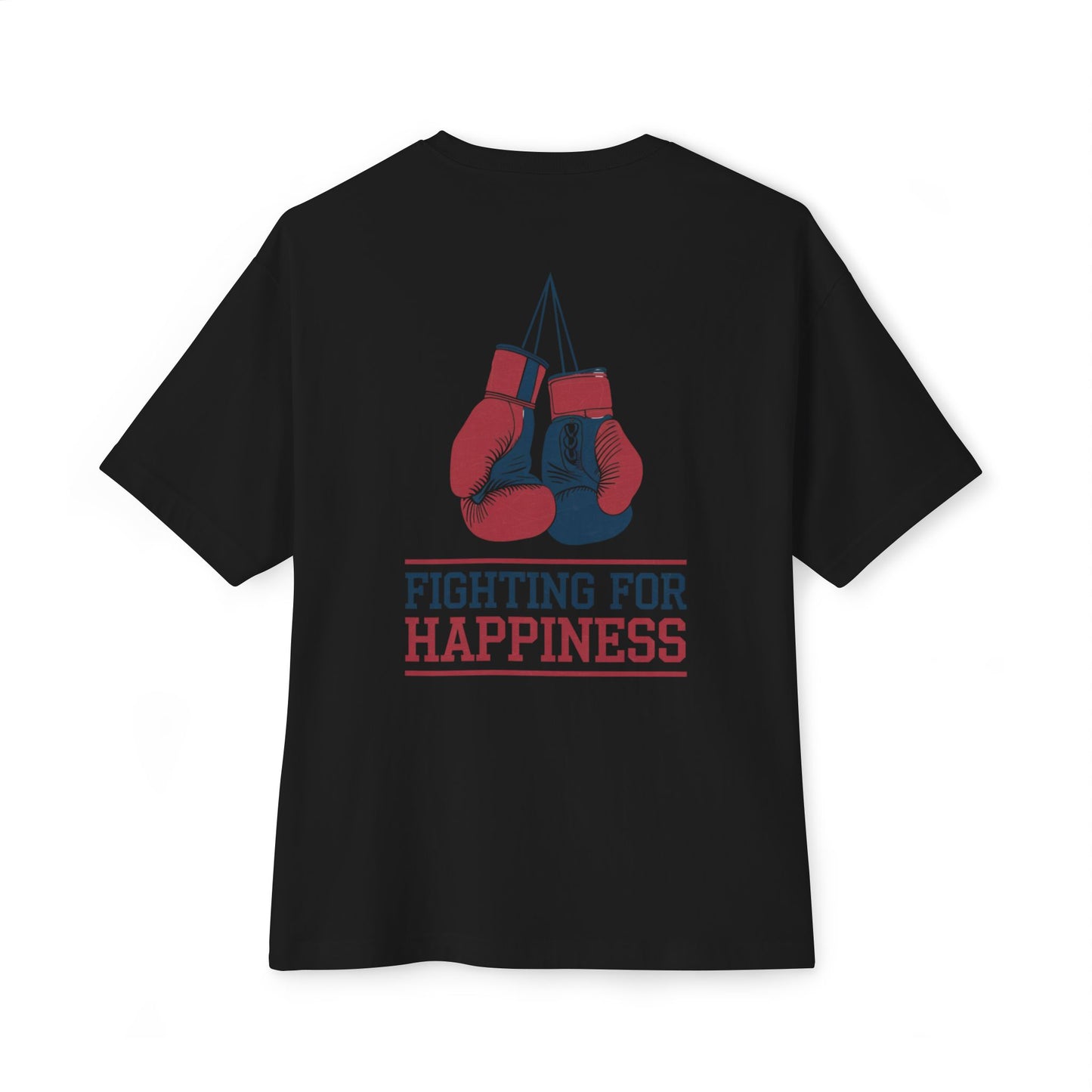 Fighting For Happiness Boxing Gloves Unisex Tee