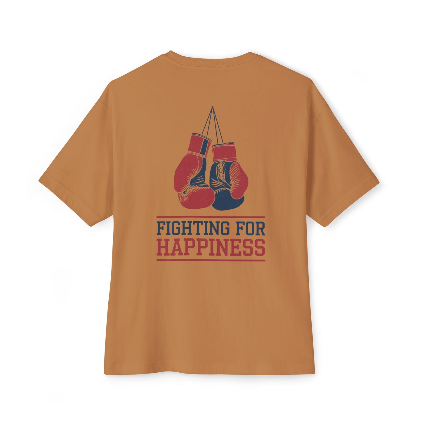 Fighting For Happiness Boxing Gloves Unisex Tee